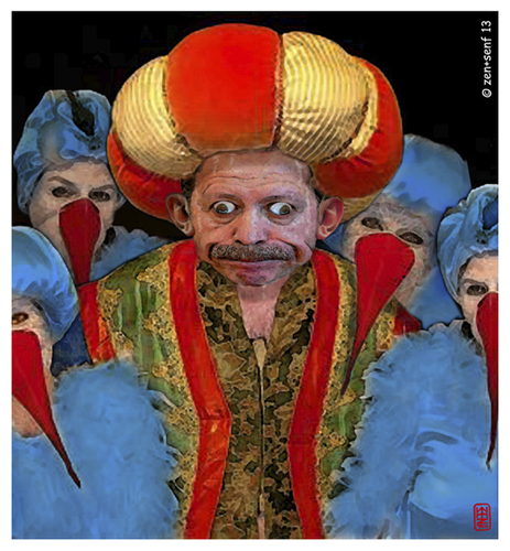 Cartoon: Kalif Erdogan (medium) by zenundsenf tagged zenf,türkei,twitter,sultan,erdogan,tayyip,recep,rebellion,machtmißbrauch,karikatur,kalif,islamismus,internet,illustration,diktatur,composing,cartoon,demokratie,stork,caliph,aufstand,walter,andi,zensenf,zenundsenf