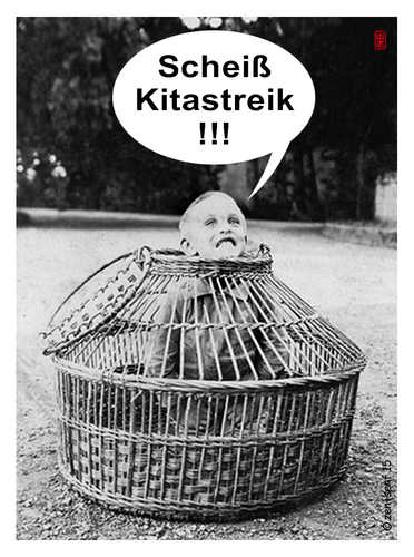 Cartoon: Kitastreik (medium) by zenundsenf tagged kitastreik,2015,composing,cartoon,zenf,zensenf,zenundsenf,andi,walter,augsburg