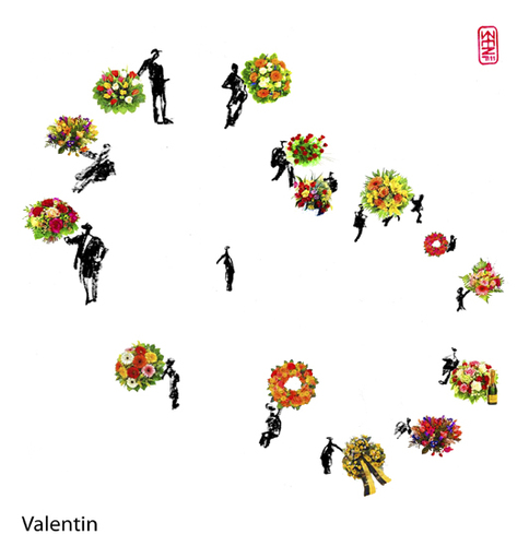 Cartoon: valentin (medium) by zenundsenf tagged andi,walter,zenundsenf,zensenf,zenf,valentinstag,valentin