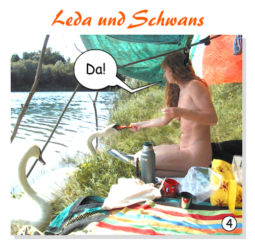 Cartoon: leda und schwans (medium) by zenundsenf tagged zensenf,zenundsenf,zenf,baden,zeus,schwan,leda