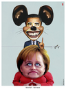Cartoon: Merkel - Verratzt (small) by zenundsenf tagged abhöhraffaire,andi,walter,angela,merkel,augsburg,barak,obama,bundeskanzlerin,cartoon,composing,deutschland,grafik,design,handy,karikatur,nsa,präsident,usa,zenf,zensenf,zenundsenf