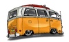 Cartoon: Surf bus (small) by Darrell tagged caricature,vw,camper,dazzlarock