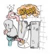 Cartoon: pinkler (small) by mart tagged toilet,puke,pissoir,toilette,reiern,mart,