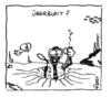 Cartoon: Überbleit (small) by mart tagged tauchen,scuba,bleigurt,ballast