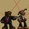 Cartoon: Detective Teddy (small) by Abe tagged detective,teddy,bear,dog,hound,fluffy,cute,toy,child,cartoon,book