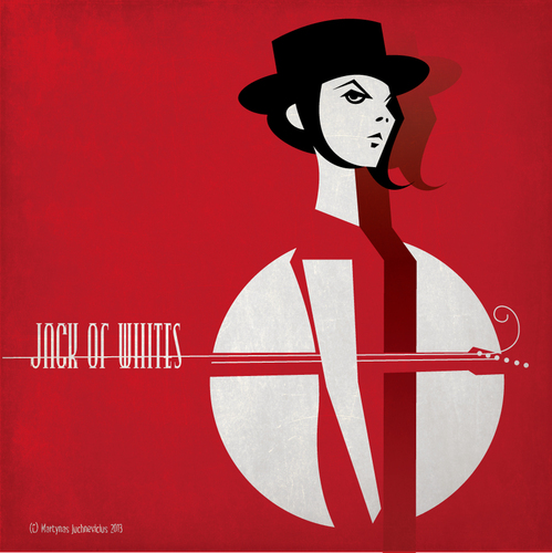 Cartoon: Jack White (medium) by Martynas Juchnevicius tagged jack,white,music,musician,art,vector,illustration,artist,guitarist