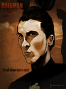 Cartoon: Christian Bale (small) by Martynas Juchnevicius tagged christian,bale,actor,star,film,movie,caricature