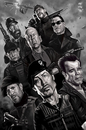 Cartoon: Expendables Parody (small) by Rey Esla Teo tagged caricature,portrait,digital,painting,expendables