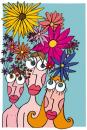 Cartoon: Fleurir (small) by Albin Christen tagged printemps,springtime,people,flower,fleurs,spring,blumen,colors,couleurs,couleur,fresh,frais,