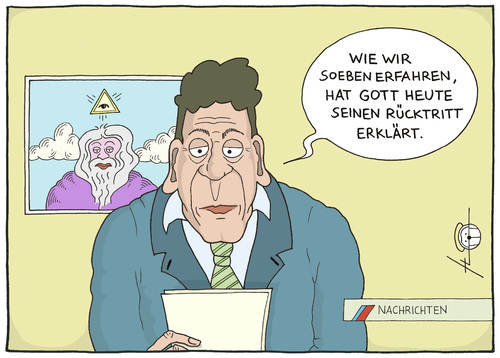 Cartoon: Schnauze voll (medium) by badham tagged badham,krise,politik,politics,nachfolger,köhler,gott,resignation,rücktritt,god,rücktritt,resignation,gott,köhler,nachfolger,krise,politiker,nachrichten,politik,religion,bibel