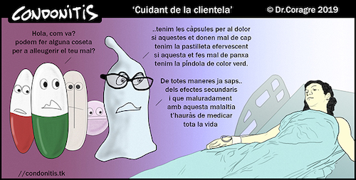 Cartoon: Condonitis 104 (medium) by DrCoragre tagged humor,catala,catalan,tira,comic,strip,drawing,digital