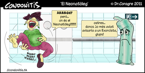 Cartoon: Condonitis 15 (medium) by DrCoragre tagged humor,catala,catalan,tira,comic,strip,drawing,digital