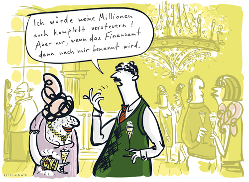 Cartoon: finanzamt (medium) by kittihawk tagged finanzamt,benennen,steuern,millionen,millionär,finanzamt,benennen,steuern,millionen,millionär
