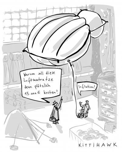 Cartoon: inflation (medium) by kittihawk tagged inflation,inflation,aufgeblasen,handel,preis,öl,wirtschaft,deutschland,globalisierung,matratze,kosten,konkurs,konjunktur,werte,verfall,arbeitlosigkeit,geld,börse,wechselkurs,schwarzer freitag,wirtschaftskrise,unbezahlbar,verdienst,erhöhung,steigerung,senken,abheben