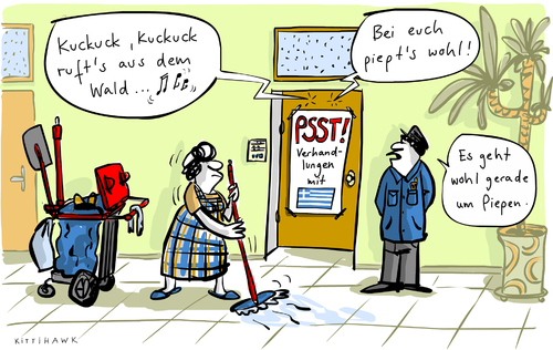 Kuckuck Von Kittihawk Politik Cartoon Toonpool