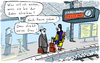 Cartoon: Bahnstreik (small) by kittihawk tagged kittihawk,2014,bahn,streik,lokführer,gdl,zug,ausfällt,was,soll,ich,machen,nach,hause,meine,frau,bahnsteig,pendler,warten,anzeige