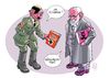 Cartoon: Hilter VS Freud (small) by kada tagged buggy