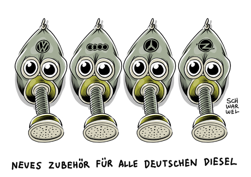 Cartoon: Abgas Probleme (medium) by Schwarwel tagged abgas,probleme,deutsche,hersteller,auto,autos,kfz,diesel,karikatur,schwarwel,skandal,thermofenster,freiwilliger,rückruf,deutscher,autobauer,kba,prüfung,abgas,probleme,deutsche,hersteller,auto,autos,kfz,diesel,karikatur,schwarwel,skandal,thermofenster,freiwilliger,rückruf,deutscher,autobauer,kba,prüfung