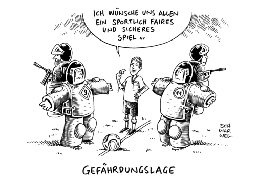 Cartoon: Absage Fußball Länderspiel (medium) by Schwarwel tagged frankreich,terror,anschlag,tote,angriff,is,islamischer,staat,gewalt,syrien,flüchtlinge,hollande,fußball,konzert,eagels,of,death,länderspiel,deutschland,holland,absage,drohung,koffer,sicherheit,höchste,sicherheitsstufe,mannschaft,team,löw,karikatur,schwarwel,frankreich,terror,anschlag,tote,angriff,is,islamischer,staat,gewalt,syrien,flüchtlinge,hollande,fußball,konzert,eagels,of,death,länderspiel,deutschland,holland,absage,drohung,koffer,sicherheit,höchste,sicherheitsstufe,mannschaft,team,löw,karikatur,schwarwel