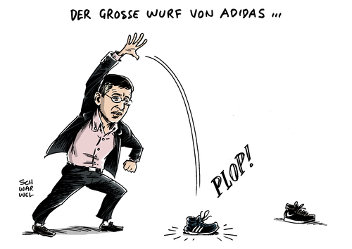Cartoon: Adidas Geschäftsplan (medium) by Schwarwel tagged adidas,geschäftsplan,vorstand,karikatur,schwarwel,adidas,geschäftsplan,vorstand,karikatur,schwarwel