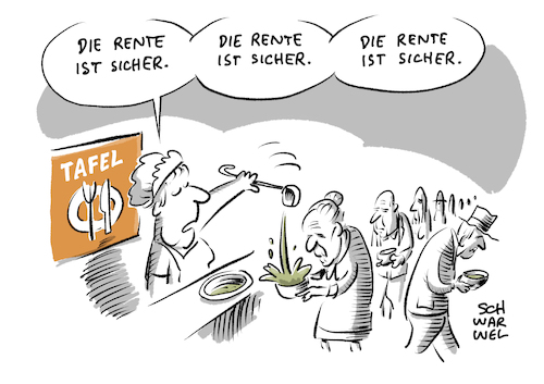 Cartoon: Altersarmut Tafeln (medium) by Schwarwel tagged altersarmut,armut,rentner,rente,tafel,tafeln,essen,arm,reich,reichtum,weihnachten,weihnachtsmann,geld,wirtschaft,finanzen,kostenlose,lebensmittel,versorgung,karikatur,schwarwel,altersarmut,armut,rentner,rente,tafel,tafeln,essen,arm,reich,reichtum,weihnachten,weihnachtsmann,geld,wirtschaft,finanzen,kostenlose,lebensmittel,versorgung,karikatur,schwarwel