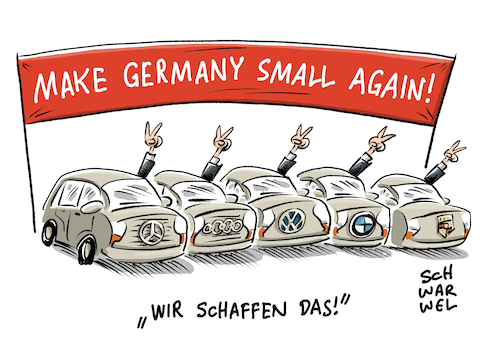 Cartoon: Automobil made in Germany (medium) by Schwarwel tagged karikatur,schwarwel,fahrverbot,fahrverbote,dieselautos,abschalteinrichtung,abgasreinigung,manipulierte,fahrzeuge,manipulation,betrug,sammelklagen,sammelklage,verbrennungsmotoren,motoren,elektroauto,elektromobilität,abgasgrenzwerte,vw,volkswagen,auto,automobil,fahrzeug,kfz,automoilindustrie,autobauer,autohersteller,autokonzern,daimler,porsche,mercedes,abgasaffäre,abgasskandal,dieselaffäre,dieseskandal,bosch,autokonzerne,kartell,kartelle,bmw,audi,kartellwächter,bundeskartellamt,absprachen,wettbewerb,wettbewerbsrecht,dosierstrategie,schadstoff,schadstoffe,umweltzerstörung,umwelt,natur,klima,klimawandel,abgas,abgase,adblue,stickoxide,kartellskandal,diesel,dieselskandal,umweltbehörde,made,in,germany,vehrkehrsminister,dobrindt,autoskandal,autoaffäre,kritik,automobilindustrie,image,imageschaden,autoindustrie,karikatur,schwarwel,fahrverbot,fahrverbote,dieselautos,abschalteinrichtung,abgasreinigung,manipulierte,fahrzeuge,manipulation,betrug,sammelklagen,sammelklage,verbrennungsmotoren,motoren,elektroauto,elektromobilität,abgasgrenzwerte,vw,volkswagen,auto,automobil,fahrzeug,kfz,automoilindustrie,autobauer,autohersteller,autokonzern,daimler,porsche,mercedes,abgasaffäre,abgasskandal,dieselaffäre,dieseskandal,bosch,autokonzerne,kartell,kartelle,bmw,audi,kartellwächter,bundeskartellamt,absprachen,wettbewerb,wettbewerbsrecht,dosierstrategie,schadstoff,schadstoffe,umweltzerstörung,umwelt,natur,klima,klimawandel,abgas,abgase,adblue,stickoxide,kartellskandal,diesel,dieselskandal,umweltbehörde,made,in,germany,vehrkehrsminister,dobrindt,autoskandal,autoaffäre,kritik,automobilindustrie,image,imageschaden,autoindustrie