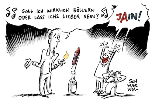 Cartoon: Böllerverbot Silvester (medium) by Schwarwel tagged silvester,neues,jahr,böllerverbot,böller,knaller,silvesterknaller,umwelt,umweltschutz,naturschutz,klimaschutz,klimagegner,klimaleugner,fridaysforfuture,fridays,for,future,greta,thunberg,feuerwerk,feuerwerke,silvesterfeuerwerk,pyrotechnik,umweltzone,feinstaubbelastung,silvesterraketen,knallkörper,feuerwerksverbot,jahreswechsel,luftverschmutzung,umweltverschmutzung,cartoon,karikatur,schwarwel,silvester,neues,jahr,böllerverbot,böller,knaller,silvesterknaller,umwelt,umweltschutz,naturschutz,klimaschutz,klimagegner,klimaleugner,fridaysforfuture,fridays,for,future,greta,thunberg,feuerwerk,feuerwerke,silvesterfeuerwerk,pyrotechnik,umweltzone,feinstaubbelastung,silvesterraketen,knallkörper,feuerwerksverbot,jahreswechsel,luftverschmutzung,umweltverschmutzung,cartoon,karikatur,schwarwel