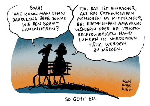 Cartoon: Brexit und kein Ende (medium) by Schwarwel tagged brexit,exit,ausstritt,eu,europäische,union,johnson,europa,england,großbritannien,great,britain,cartoon,karikatur,schwarwel,brexit,exit,ausstritt,eu,europäische,union,johnson,europa,england,großbritannien,great,britain,cartoon,karikatur,schwarwel