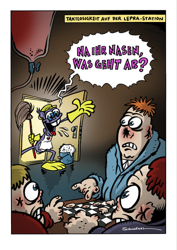 Cartoon: Cartoon von Schwarwel (medium) by Schwarwel tagged schwarwel,cartoon,witz,lustig,nase,krankheit,gesundheit,krank,mensch,patient,krankenhaus,krankenhaus,patient,mensch,krank,gesundheit,krankheit,nase,arzt