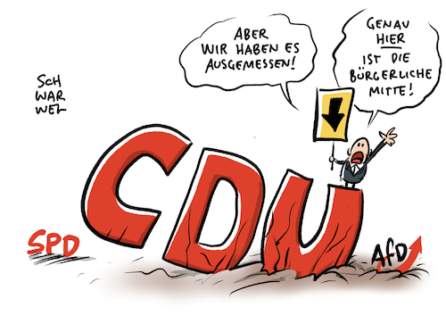 Cartoon: CDU Machtkampf Krise (medium) by Schwarwel tagged thüringen,mpwahl,kemmerich,mohrung,höcke,ramelow,die,linke,fdp,cdu,cduthüringen,afd,hufeisen,hufeisentheorie,regierungskrise,ministerpäsidentenwahl,wahl,wahlen,werteunion,niewiedercdu,niemehrcdu,nazi,nazis,neonazis,faschisten,faschismus,völkisch,national,rechtsruck,rechtsterrorismus,rechtsextremismus,rechtsextremisten,nonazis,noafd,linksextrem,linksextremismus,sed,kommunismus,thüringenkrise,übergangsministerpräsidentin,lieberknecht,akkrücktritt,akk,rücktritt,der,pate,übergangsregierung,neuwahl,neuwahlen,cartoon,karikatur,schwarwel,landtag,landtagsfraktionschef,machtkampf,bürgerliche,mitte,konservativ,thüringen,mpwahl,kemmerich,mohrung,höcke,ramelow,die,linke,fdp,cdu,cduthüringen,afd,hufeisen,hufeisentheorie,regierungskrise,ministerpäsidentenwahl,wahl,wahlen,werteunion,niewiedercdu,niemehrcdu,nazi,nazis,neonazis,faschisten,faschismus,völkisch,national,rechtsruck,rechtsterrorismus,rechtsextremismus,rechtsextremisten,nonazis,noafd,linksextrem,linksextremismus,sed,kommunismus,thüringenkrise,übergangsministerpräsidentin,lieberknecht,akkrücktritt,akk,rücktritt,der,pate,übergangsregierung,neuwahl,neuwahlen,cartoon,karikatur,schwarwel,landtag,landtagsfraktionschef,machtkampf,bürgerliche,mitte,konservativ