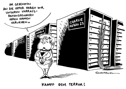 Charlie Hebdo Merkel Daten