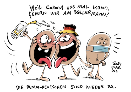 Corona Ballermann keine Masken