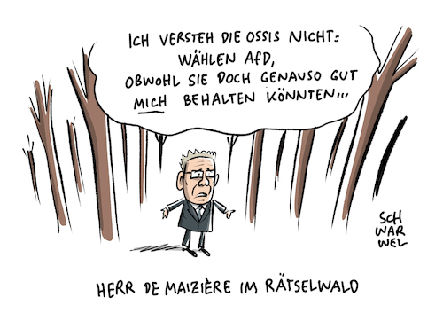 Cartoon: De Maiziere Ossis (medium) by Schwarwel tagged innenminister,de,maiziere,minister,ossis,osten,ossi,nazi,nazis,braun,sachsen,rechtsextremismus,rechtsextrem,pegida,legida,populismus,populisten,wutbürger,rassismus,ausländerhass,fremdenfeindlichkeit,wahl,wahlen,budnestagswahl,wahlkampf,afd,alternative,für,deutschland,dresden,hass,hetze,ostdeutsche,ostdeutschen,rechtspopulismus,rechtspopulisten,bundestag,ostdeutschland,demokratie,rechtsstaat,rechtsstaatlichkeit,karikatur,schwarwel,innenminister,de,maiziere,minister,ossis,osten,ossi,nazi,nazis,braun,sachsen,rechtsextremismus,rechtsextrem,pegida,legida,populismus,populisten,wutbürger,rassismus,ausländerhass,fremdenfeindlichkeit,wahl,wahlen,budnestagswahl,wahlkampf,afd,alternative,für,deutschland,dresden,hass,hetze,ostdeutsche,ostdeutschen,rechtspopulismus,rechtspopulisten,bundestag,ostdeutschland,demokratie,rechtsstaat,rechtsstaatlichkeit,karikatur,schwarwel