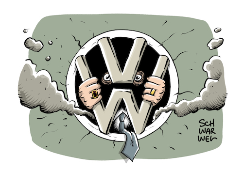 Cartoon: Dieselaffäre VW Winterkorn Diess (medium) by Schwarwel tagged dieselaffäre,dieselskandal,abgasaffäre,diese,abgas,affäre,skandal,winterkorn,diess,vw,volkswagen,auto,automobil,automobilhersteller,cartoon,karikatur,schwarwel,autokonzern,mitarbeiter,konzern,unternehmen,wirtschaft,fahrzeug,chef,konzernchef,abgasbetrug,software,autosoftware,umschaltsoftware,dieselaffäre,dieselskandal,abgasaffäre,diese,abgas,affäre,skandal,winterkorn,diess,vw,volkswagen,auto,automobil,automobilhersteller,cartoon,karikatur,schwarwel,autokonzern,mitarbeiter,konzern,unternehmen,wirtschaft,fahrzeug,chef,konzernchef,abgasbetrug,software,autosoftware,umschaltsoftware