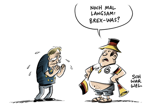 Cartoon: EM 2016 und Brexit (medium) by Schwarwel tagged em,europameisterschaft,fußball,frankreich,marseille,achtelfinale,deutschland,slowakei,brexit,austritt,großbritannien,europäische,union,referendum,karikatur,schwarwel,em,europameisterschaft,fußball,frankreich,marseille,achtelfinale,deutschland,slowakei,brexit,austritt,großbritannien,europäische,union,referendum,karikatur,schwarwel