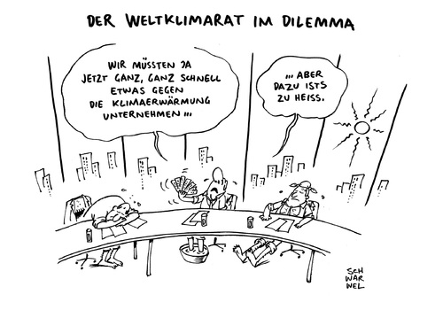 Cartoon: Erderwärmung Weltklimarat (medium) by Schwarwel tagged erderwärmung,weltklimarat,sofortiges,handeln,heiss,warm,sonne,erde,klima,wetter,erwärmung,karikatur,schwarwel,erderwärmung,weltklimarat,sofortiges,handeln,heiss,warm,sonne,erde,klima,wetter,erwärmung,karikatur,schwarwel