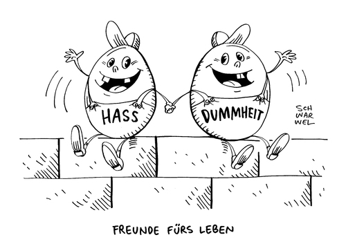 Cartoon: Facebook Hasskommentare (medium) by Schwarwel tagged facebook,hasskommentare,hass,dummheit,kommentare,like,gefällt,mir,social,media,www,web,world,wide,twitter,reddit,mark,zuckerberg,deutschland,berlin,löschung,löschen,netzwerk,arvato,bertelsmann,rechtswidrig,rassistisch,fremdenfeindlich,karikatur,schwarwel,facebook,hasskommentare,hass,dummheit,kommentare,like,gefällt,mir,social,media,www,web,world,wide,twitter,reddit,mark,zuckerberg,deutschland,berlin,löschung,löschen,netzwerk,arvato,bertelsmann,rechtswidrig,rassistisch,fremdenfeindlich,karikatur,schwarwel