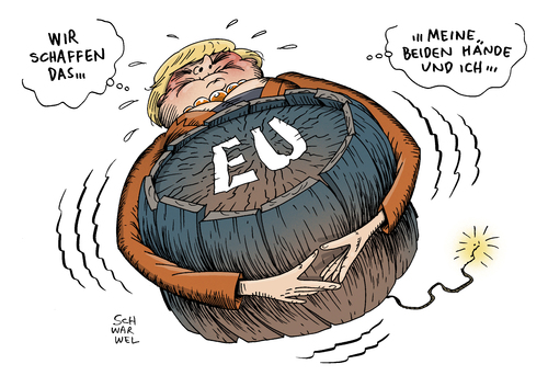 Cartoon: Flüchtlingsgipfel EU Türkei (medium) by Schwarwel tagged flüchtlingsgipfel,eu,türkei,flüchtlinge,geflüchtete,gipfel,europäische,union,angela,merkel,durchbruch,karikatur,schwarwel,flüchtlingspolitik,flüchtlingsgipfel,eu,türkei,flüchtlinge,geflüchtete,gipfel,europäische,union,angela,merkel,durchbruch,karikatur,schwarwel,flüchtlingspolitik