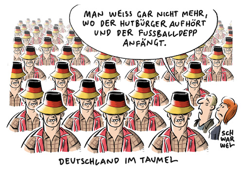 Cartoon: Fußball EM 2024 Deutschland (medium) by Schwarwel tagged fußball,em,europameisterschaft,tor,nationalmannschaft,mannschaft,spieler,fußballfeld,deutschland,2014,meisterschaft,hutbürger,wutbürger,cartoon,karikatur,schwarwel,fußball,em,europameisterschaft,tor,nationalmannschaft,mannschaft,spieler,fußballfeld,deutschland,2014,meisterschaft,hutbürger,wutbürger,cartoon,karikatur,schwarwel