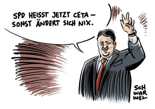 Gabriel SPD CETA