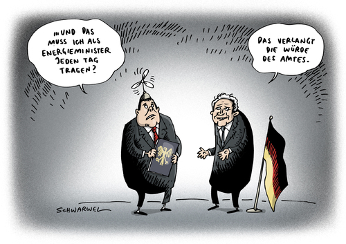 Cartoon: Gabriel Vize Energieressort (medium) by Schwarwel tagged sigmar,gabriel,vizekanzler,energieressort,große,koalition,politik,deutschland,regierung,karikatur,schwarwel,sigmar,gabriel,vizekanzler,energieressort,große,koalition,politik,deutschland,regierung,karikatur,schwarwel