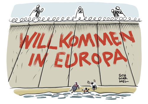 Geflüchtete Willkommen Europa