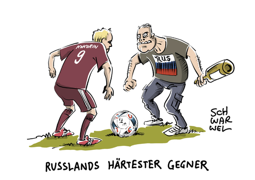 Gewalt bei Fußball EM