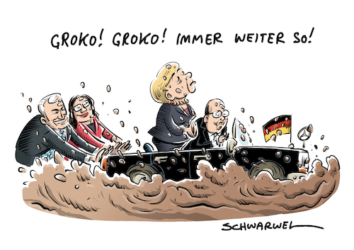 GroKo Ja SPD Merkel