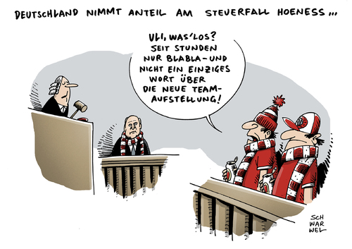 Hoeneß Steuerprozessauftakt