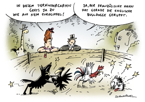 Cartoon: Kindergarten Krisengipfel (medium) by Schwarwel tagged karikatur,schwarwel,krise,geld,finanzen,wirtschaft,gipfel,euro,rettung,staat,oberhaupt,geld,finanzen,wirtschaft,gipfel,rettung,oberhaupt,staat