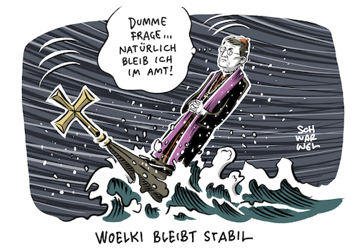 Cartoon: Kirche Missbrauch Rücktritt (medium) by Schwarwel tagged missbrauchsskandal,kirche,papst,missbrauch,vergewaltigung,kardinal,marx,erzbischof,sexueller,amtsverzicht,rücktritt,rücktrittsgesuch,woelki,cartoon,karikatur,schwarwel,missbrauchsskandal,kirche,papst,missbrauch,vergewaltigung,kardinal,marx,erzbischof,sexueller,amtsverzicht,rücktritt,rücktrittsgesuch,woelki,cartoon,karikatur,schwarwel