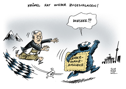 Cartoon: Länderfinanzausgleich (medium) by Schwarwel tagged bayern,hessen,bundesland,berlin,länderfinanzausgleich,nutznießer,klage,krümel,kekse,karikatur,schwarwel,bayern,hessen,bundesland,berlin,länderfinanzausgleich,nutznießer,klage,krümel,kekse,karikatur,schwarwel