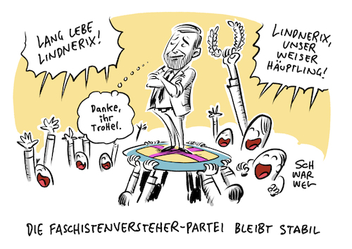 Cartoon: Lindner FDP Vertrauensfrage (medium) by Schwarwel tagged fdp,christian,lindner,vertrauensfrage,vertrauen,partei,fraktion,parteichef,kemmerich,mpwahl,thüringen,afd,höcke,bodo,rahmmelow,die,linke,cdu,dammbruch,afdp,asterix,obelix,faschismus,faschisten,rechtsruck,rechtsextremismus,nazi,nazis,nonazis,cartoon,karikatur,schwarwel,koalition,ministerpräsidentenwahl,wahl,wahlen,wahlbetrug,neuwahl,neuwahlen,fdp,christian,lindner,vertrauensfrage,vertrauen,partei,fraktion,parteichef,kemmerich,mpwahl,thüringen,afd,höcke,bodo,rahmmelow,die,linke,cdu,dammbruch,afdp,asterix,obelix,faschismus,faschisten,rechtsruck,rechtsextremismus,nazi,nazis,nonazis,cartoon,karikatur,schwarwel,koalition,ministerpräsidentenwahl,wahl,wahlen,wahlbetrug,neuwahl,neuwahlen