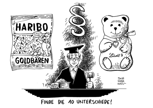 Markenstreit Haribo Lindt